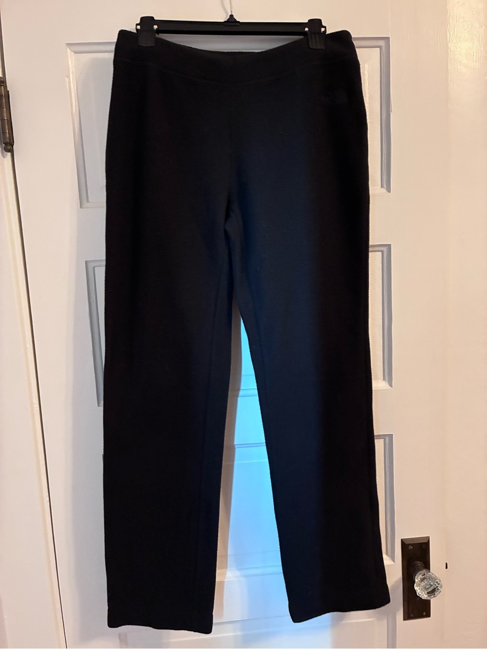 The North Face Black Wide Leg Fleece Pants Women’s Medium